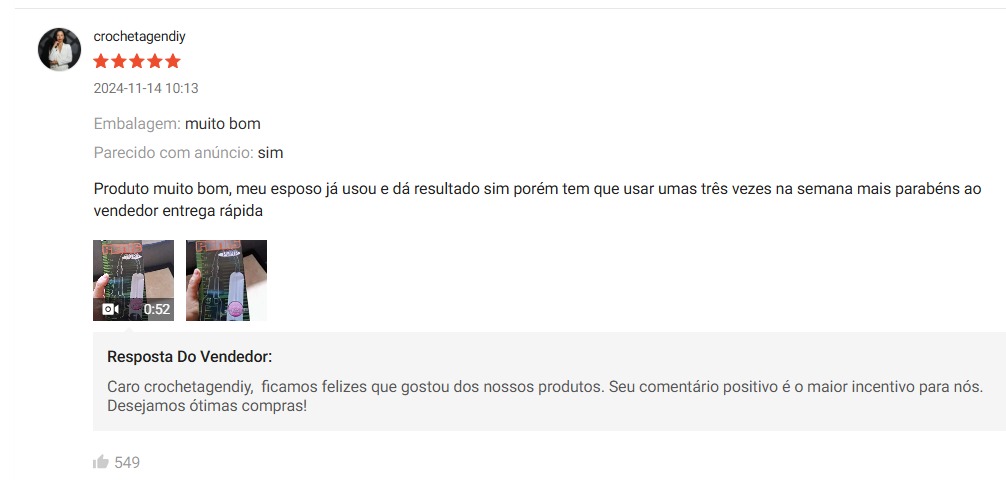 Depoimento de Esposa Satisfeita